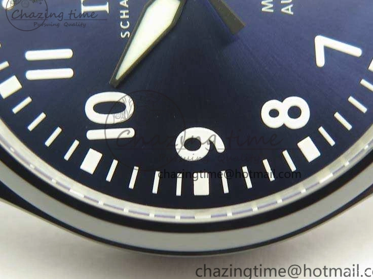 MIROTIME 1231 HighQuality Mark XVIII LAUREUS IW324703 Black Ceramic MKF Best Edition On Black Nylon Strap A 7218